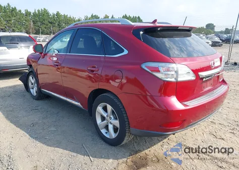 2011 Lexus Rx 350 from USA, damaged, VIN 2T2BK1BA2BC115945